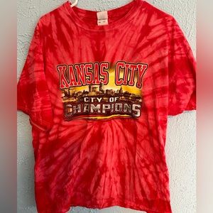 Kansas City Chiefs Tie Dye Shirt 2XL Men’s